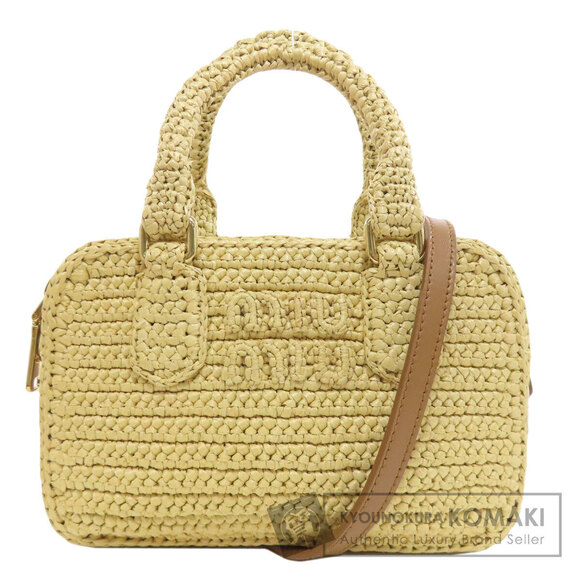 Miu Miu Handbags - Miu Miu Raffia Handbag